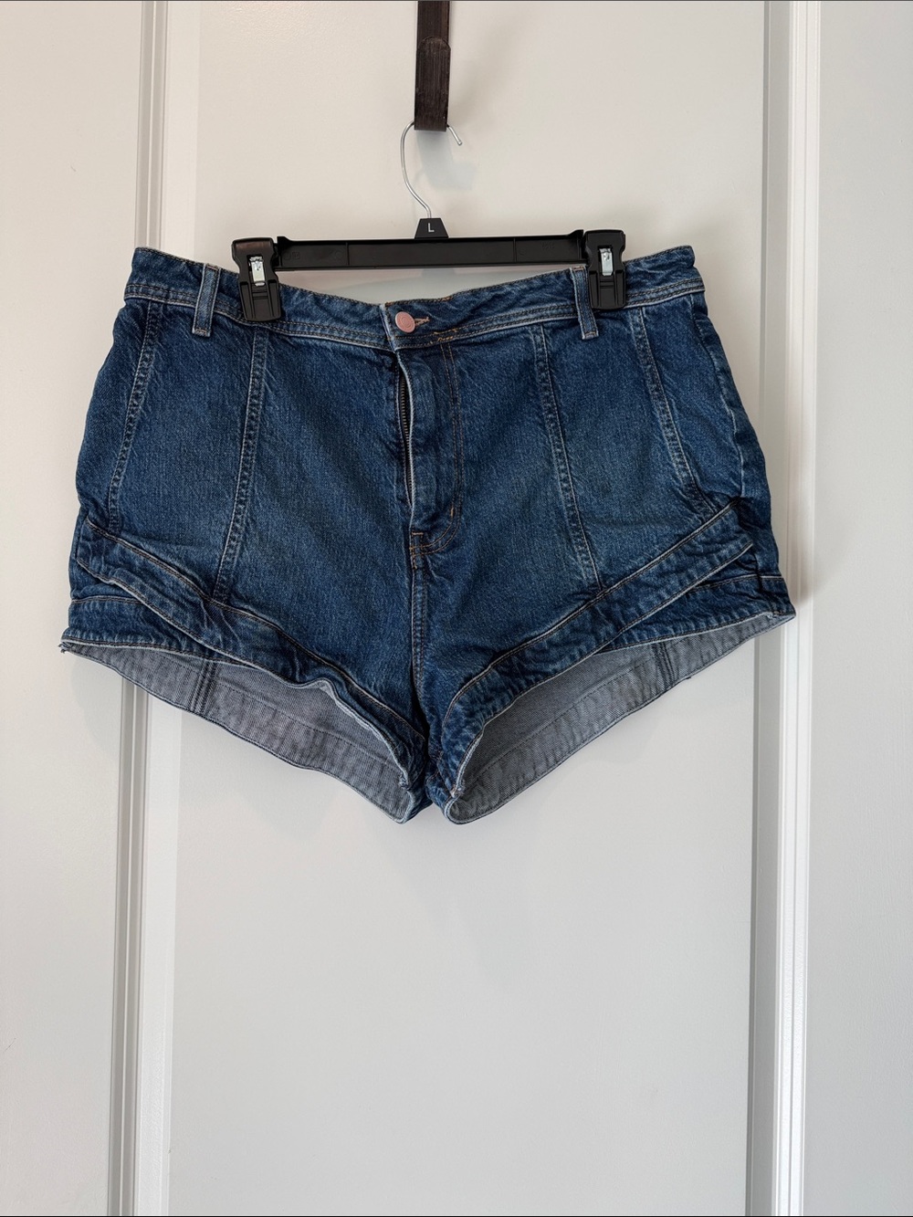 We the Free Denim High-Waist Women's Shorts - Blue